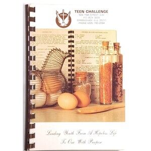 1976 Teen Challenge Birmingham Alabama Cookbook Church Christian Fundraising